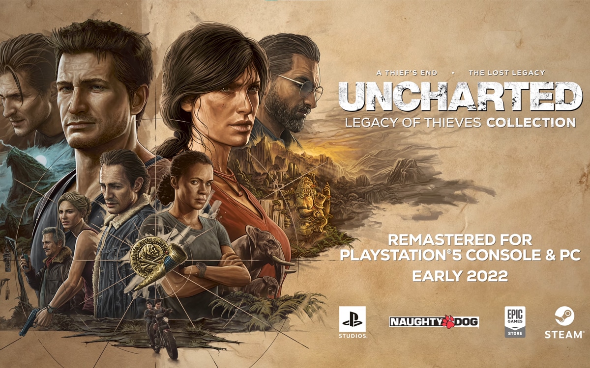 uncharted 4 et lost legacy PS5 PC