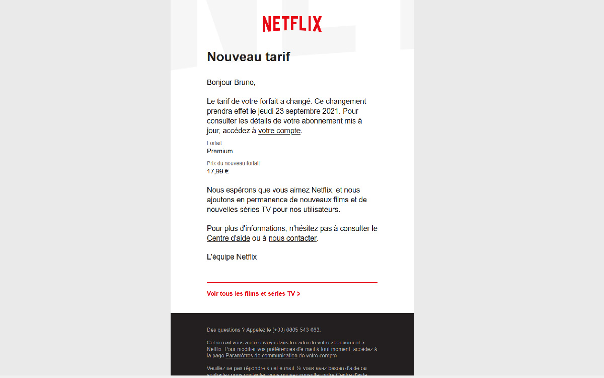 Netflix Subscription Increase