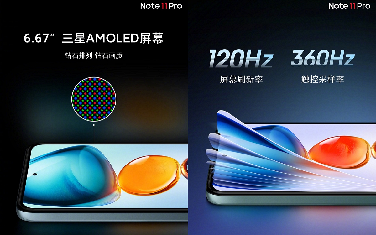 Redmi Note 11 Pro écran
