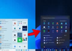 Windows 10 vers Windows 11