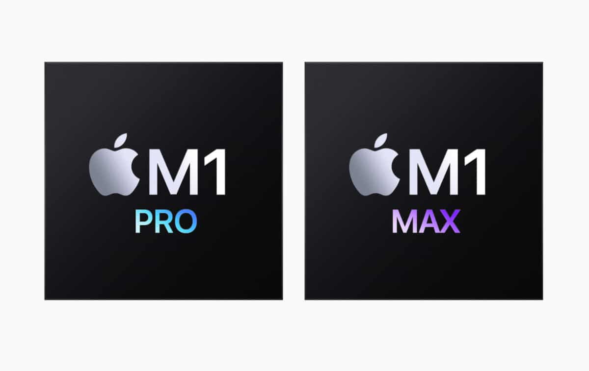 apple m1 pro et m1 max officiels