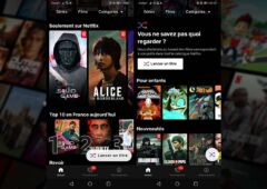 lancer titre netflix android