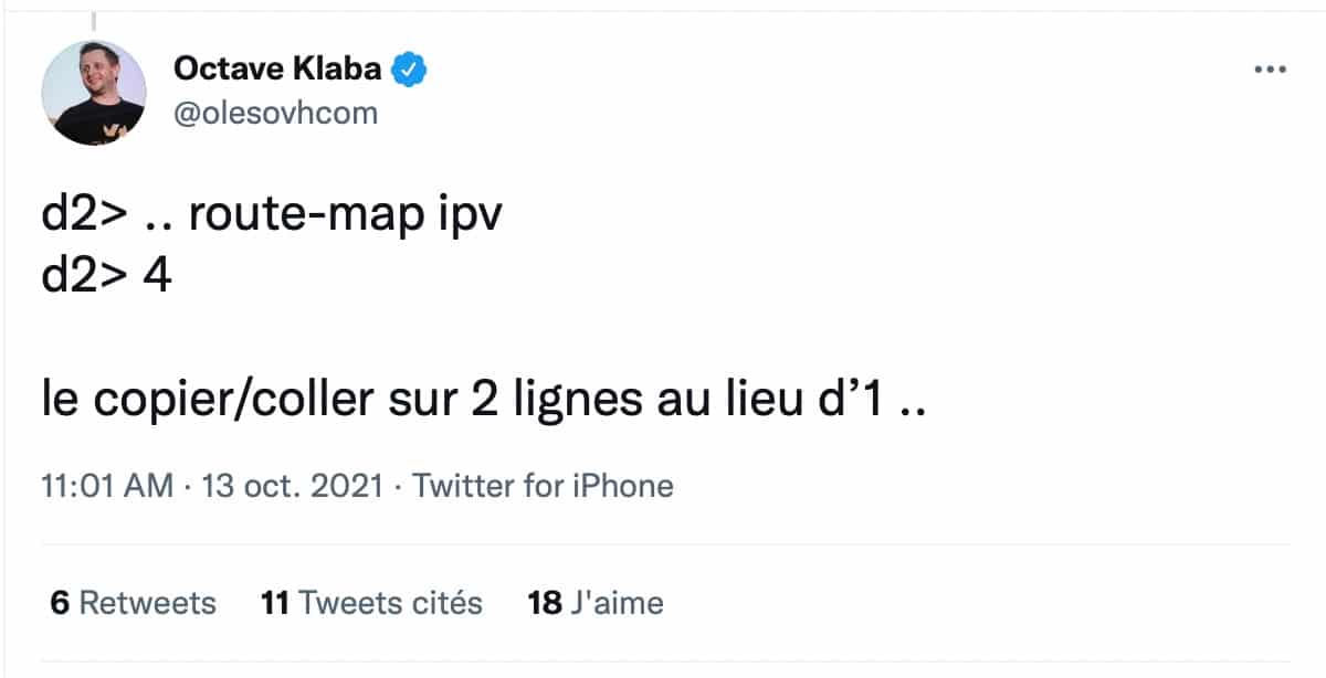 tweet supprimé octave klaba