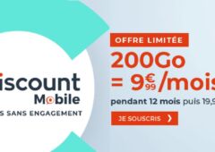 Forfait Cdiscount mobile 200 Go
