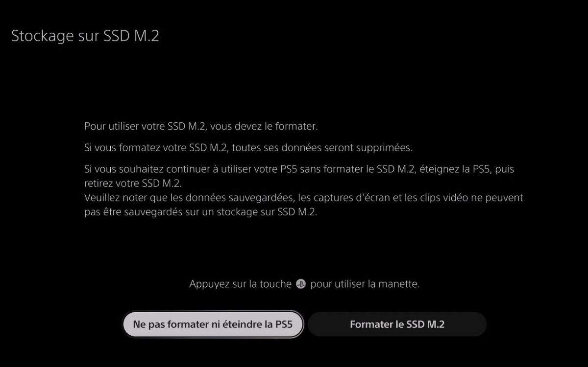 Formater-SSD-PS5