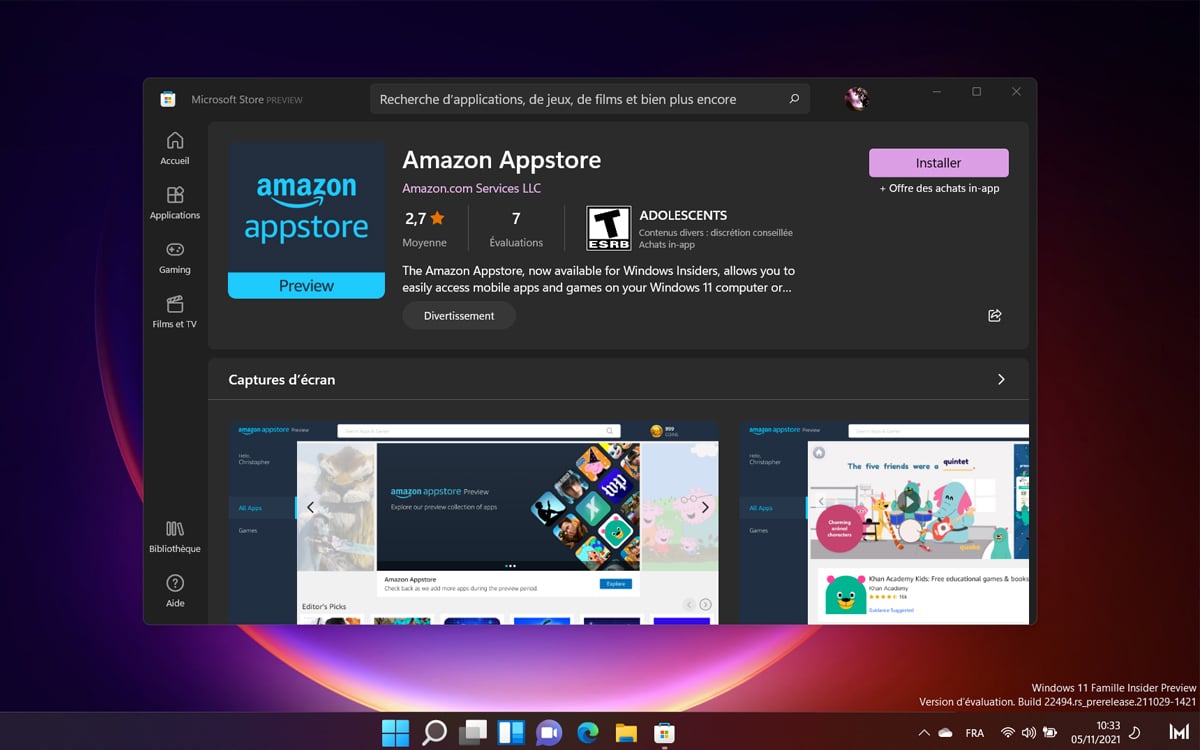 Microsoft Store Amazon AppStore