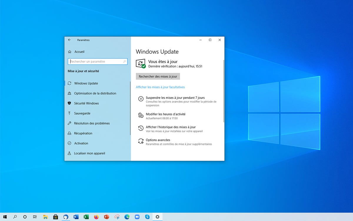 Windows 10 Mise a jour