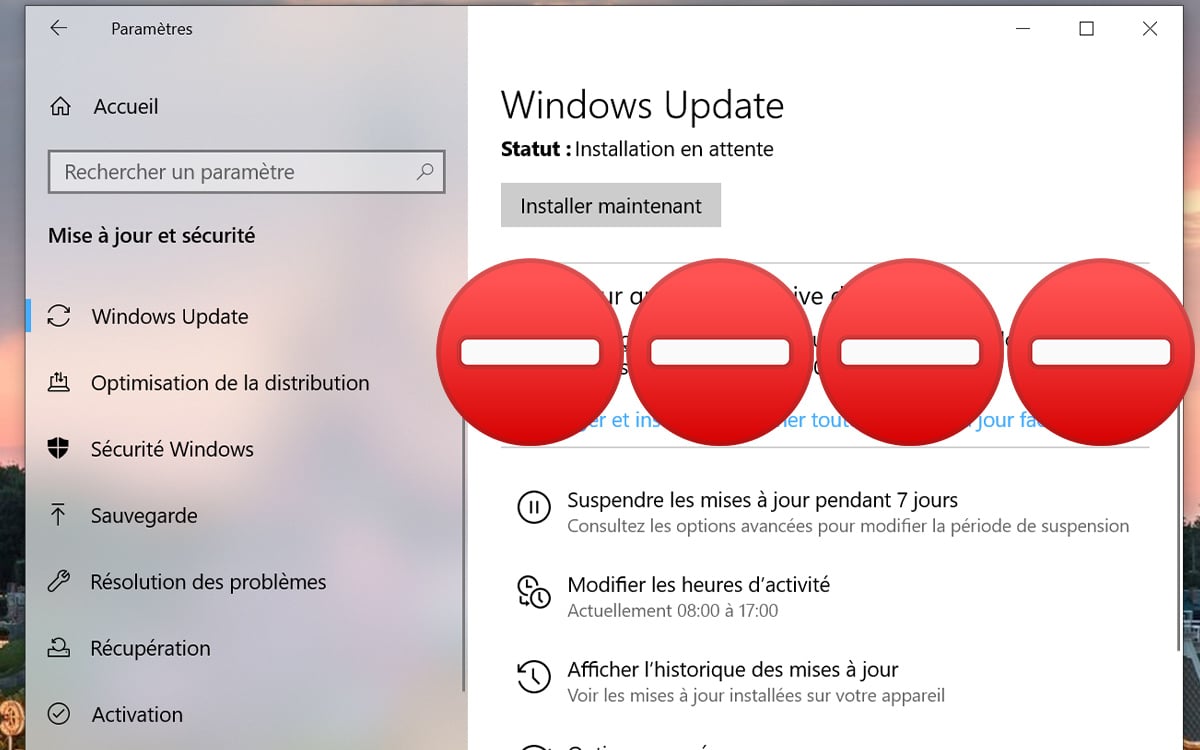 Windows 11 Bloquer Mise a jour