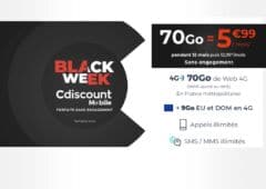 forfait cdiscount mobile black friday