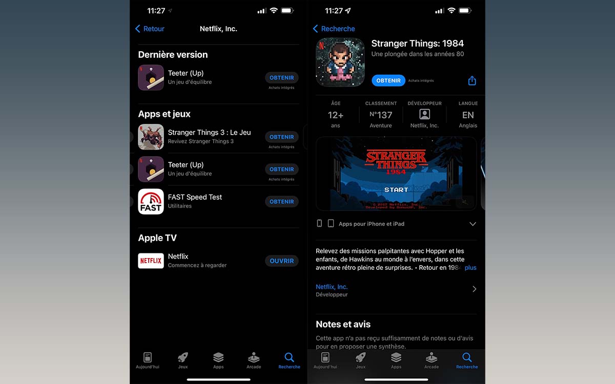 netflix gaming ios