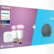 pack kit de démarrage Philips Hue avec un Echo Dot 4