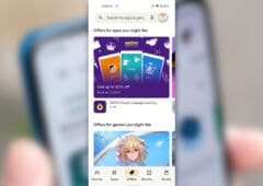 play store onglet offres
