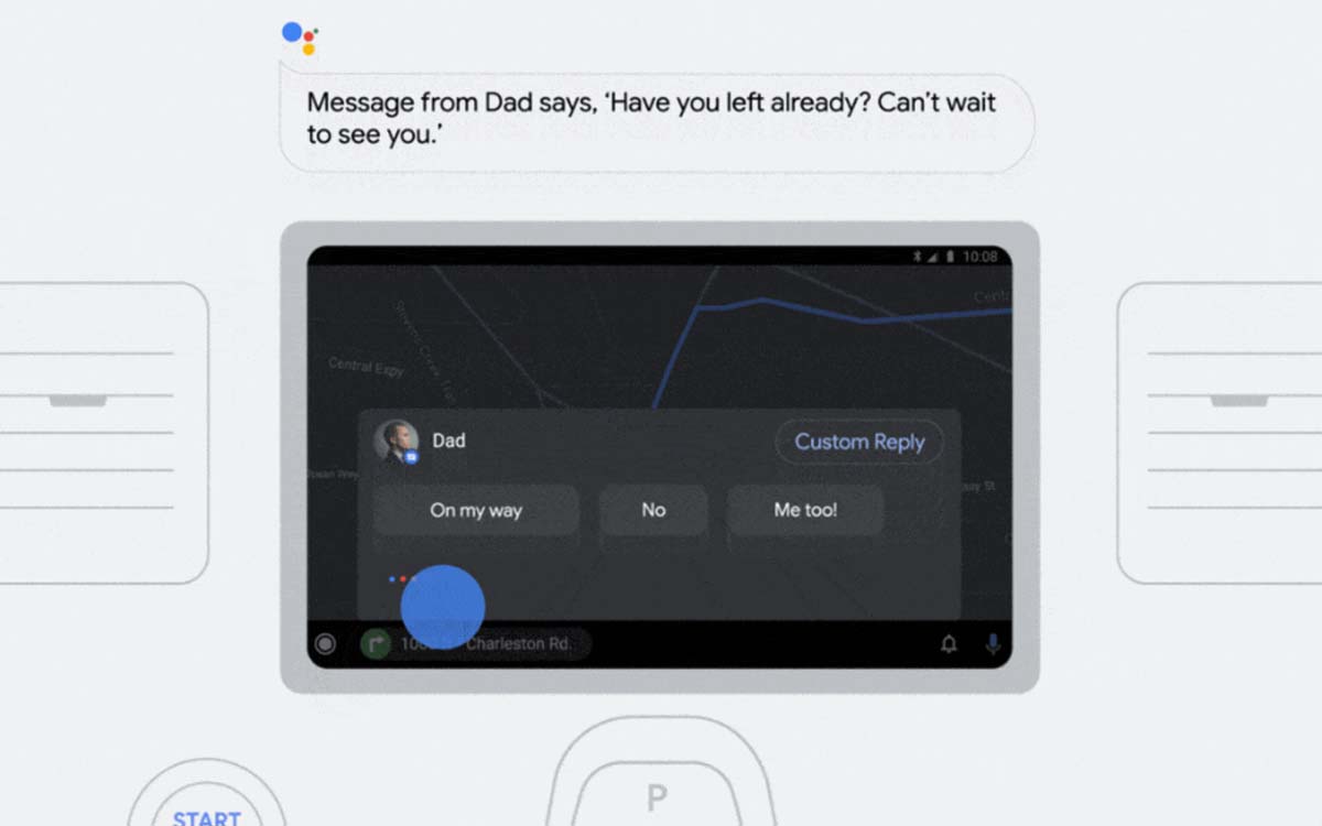 android auto smart reply