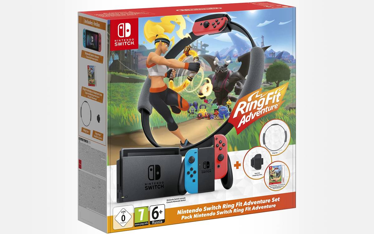 console Nintendo Switch Ring Fit Adventure