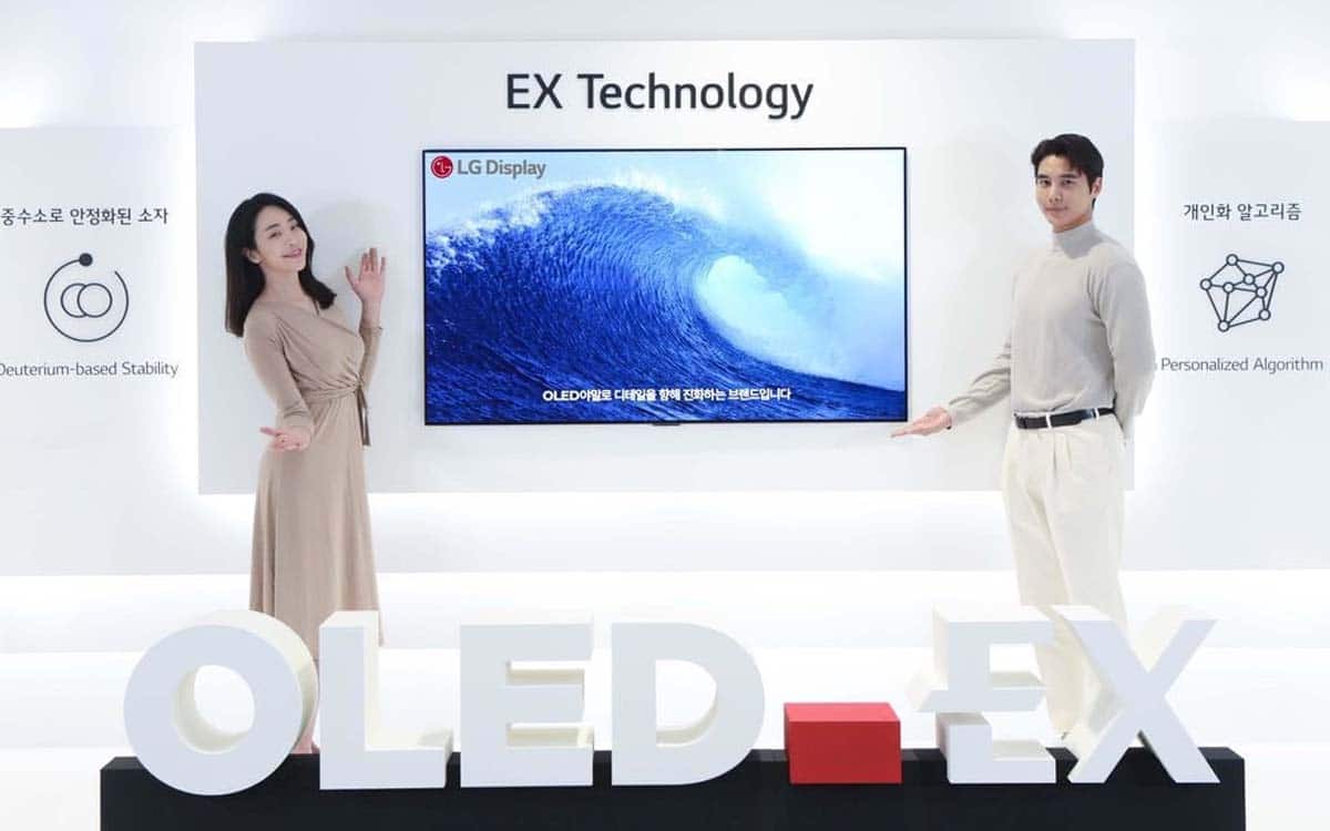 A LG apresenta a tecnologia de tela de TV OLED EX, que é mais brilhante e precisa