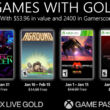xbox games with gold janvier 2022