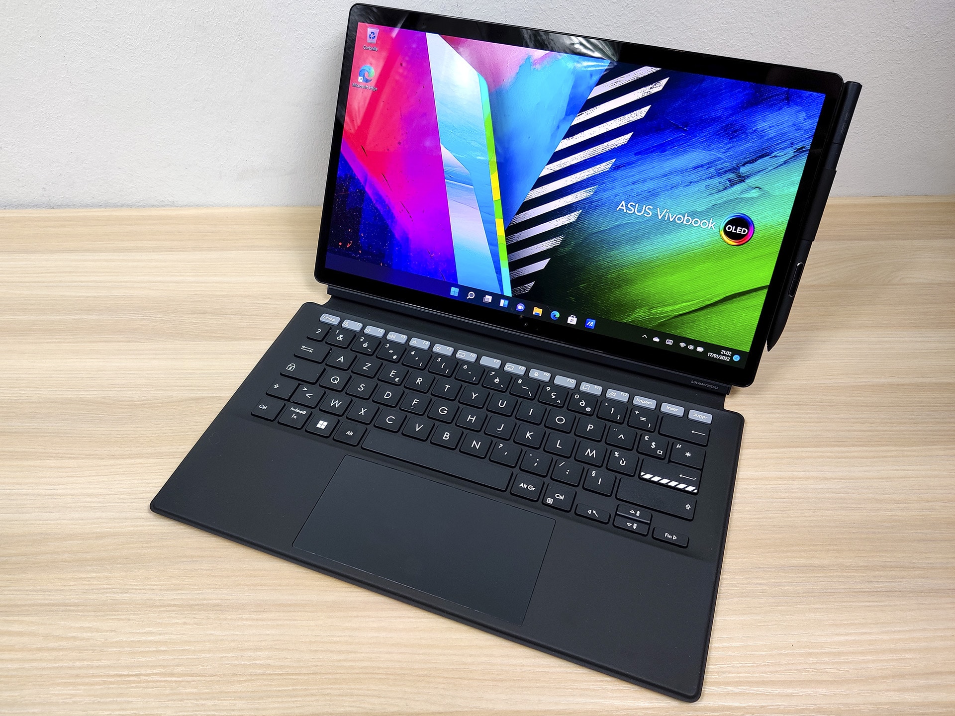 Test Asus Vivobook 13 Slate 700 euros pour une tablette OLED