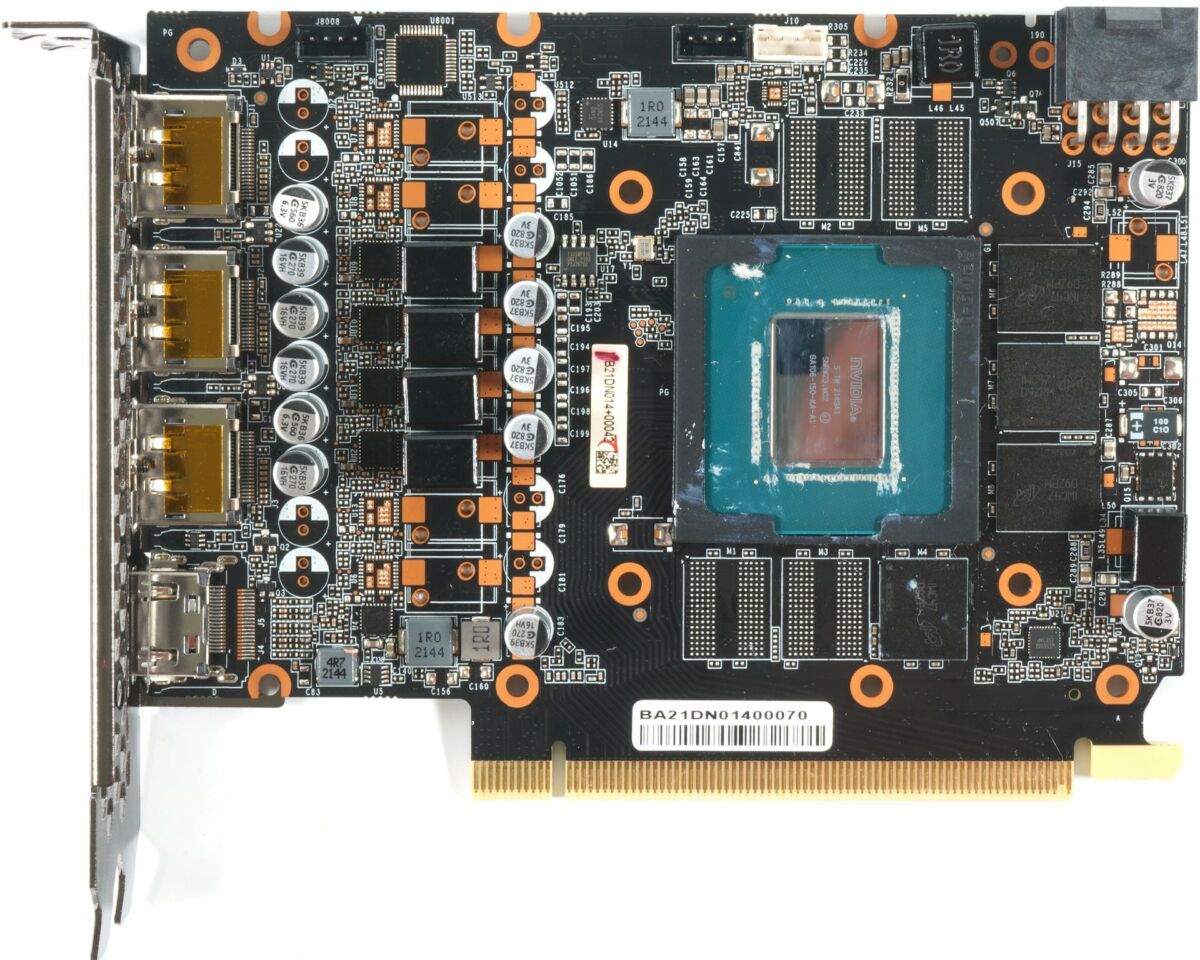 NVIDIA GeForce RTX 3050 PCB
