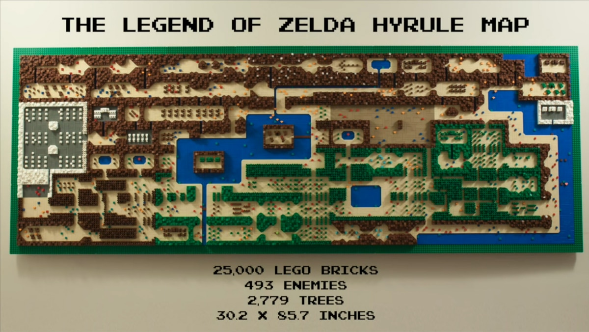 Zelda NES Lego