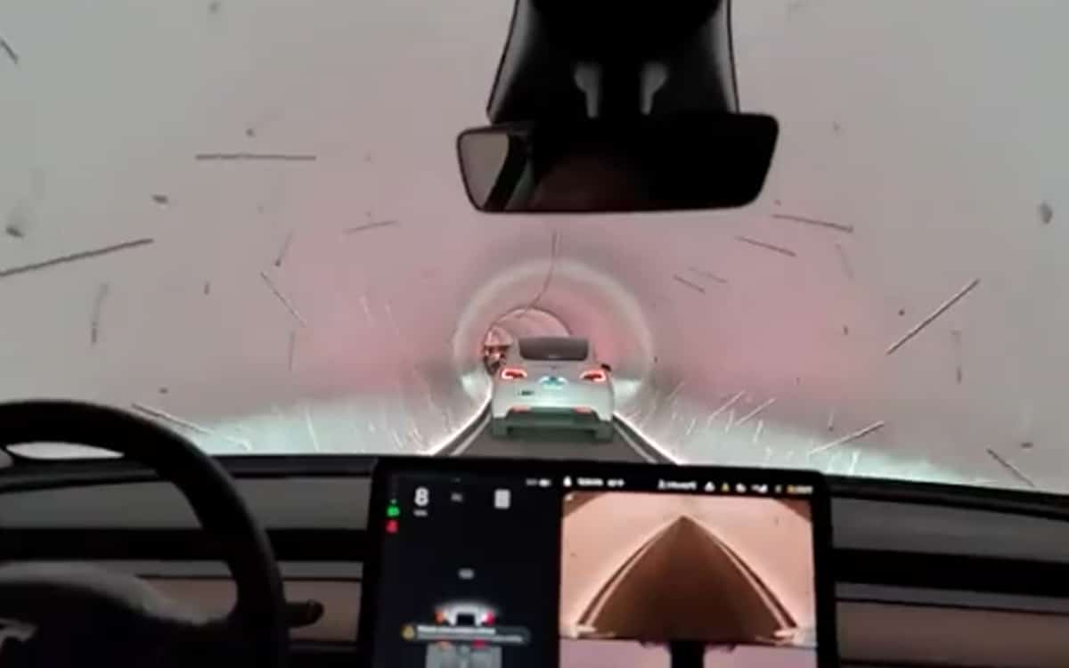 bouchon tunnel Elon Musk
