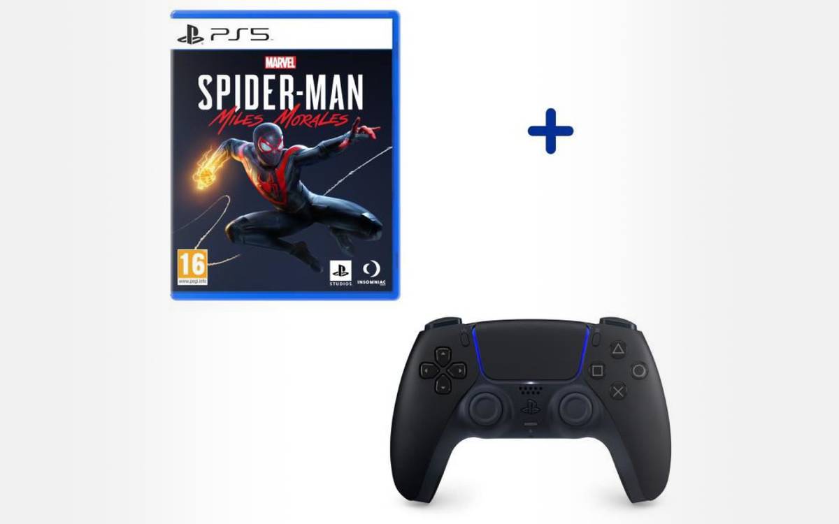 pack manette DualSense jeu Spider-Man Miles Morales