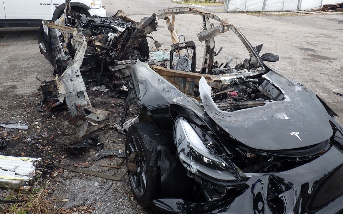 Tesla Model 3 accident