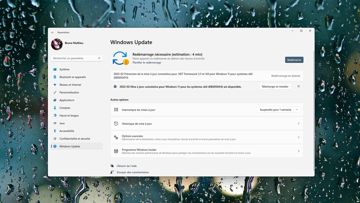 Windows 11 Mise a jour Fevrier 2022