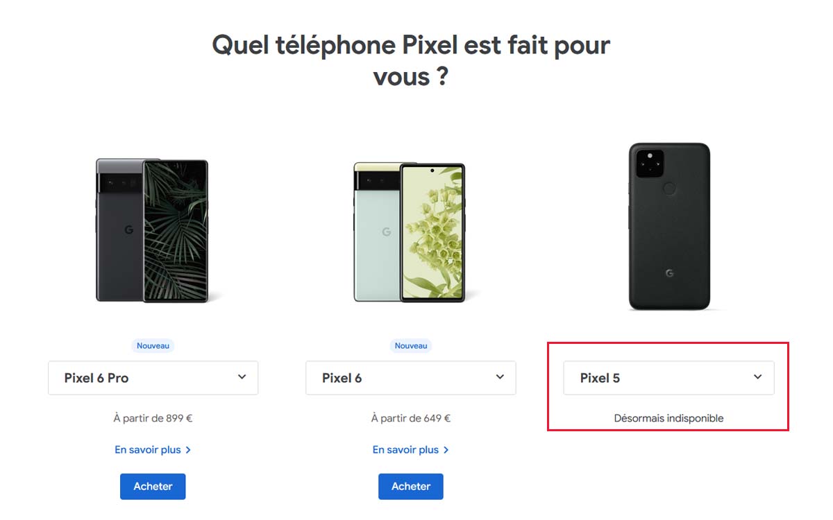 google pixel5 end sales