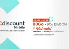 forfait Cdiscount mobile