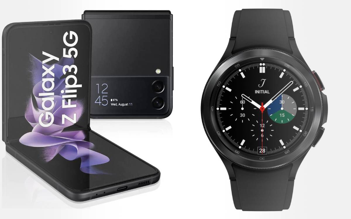 pack Samsung Galaxy Z Flip 3 + Galaxy Watch 4