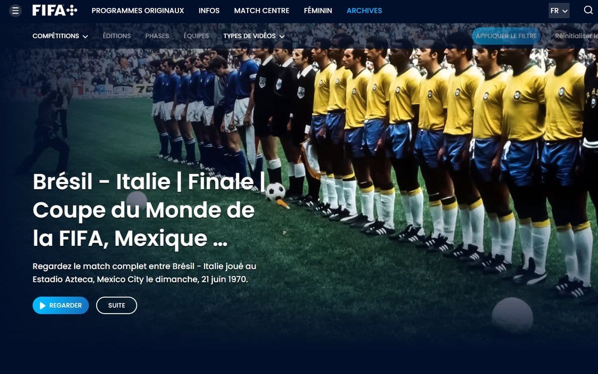 La FIFA lance sa plateforme de streaming FIFA+ avec des matchs en