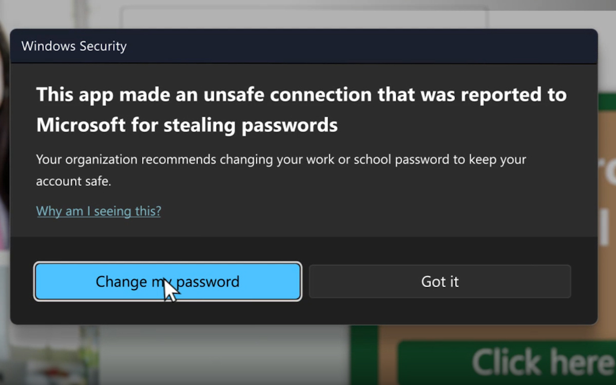 Windows 11 detection application phishing
