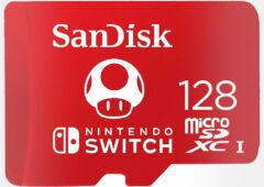 carte SanDisk 128 Go pour Switch