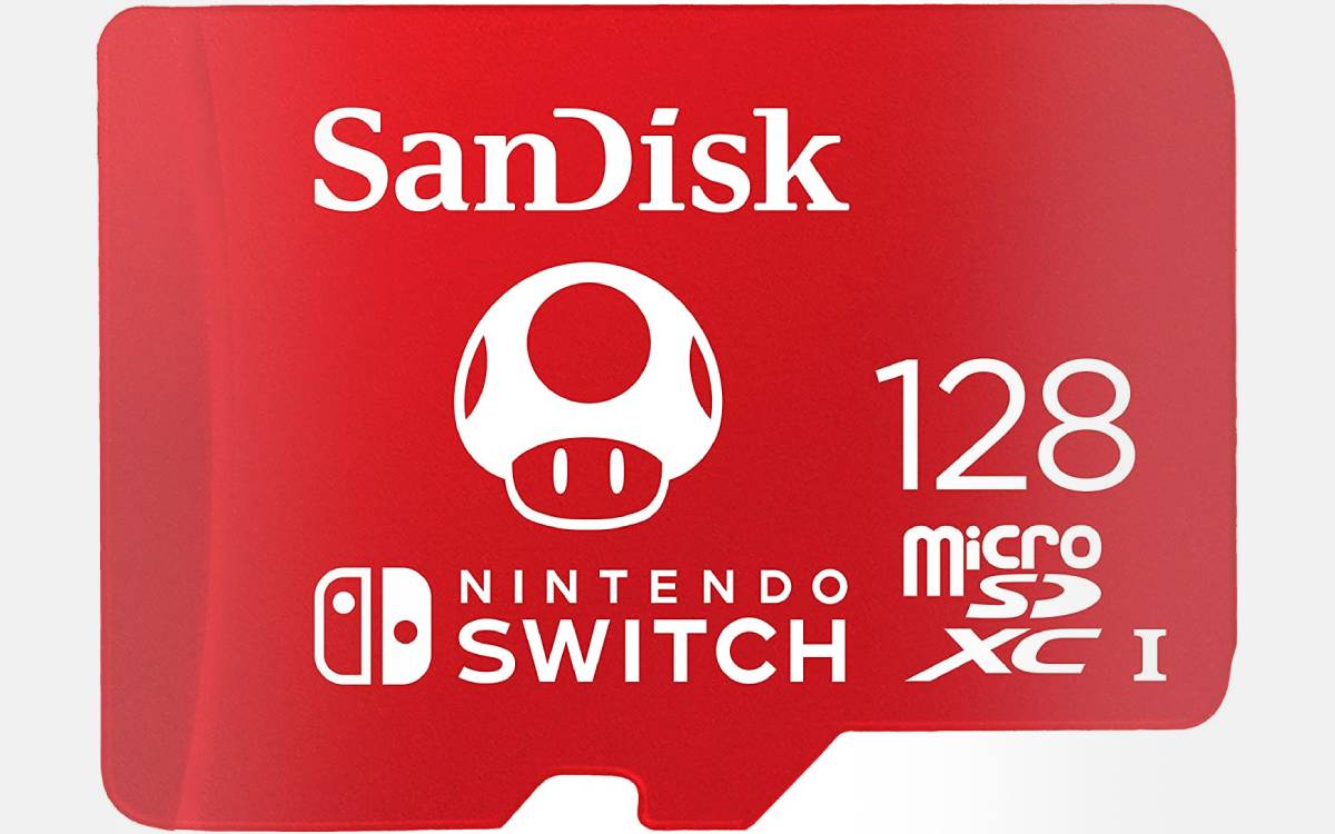 SanDisk 128 GB card for Switch