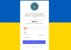 collecte cryptomonnaies ukraine voler argent