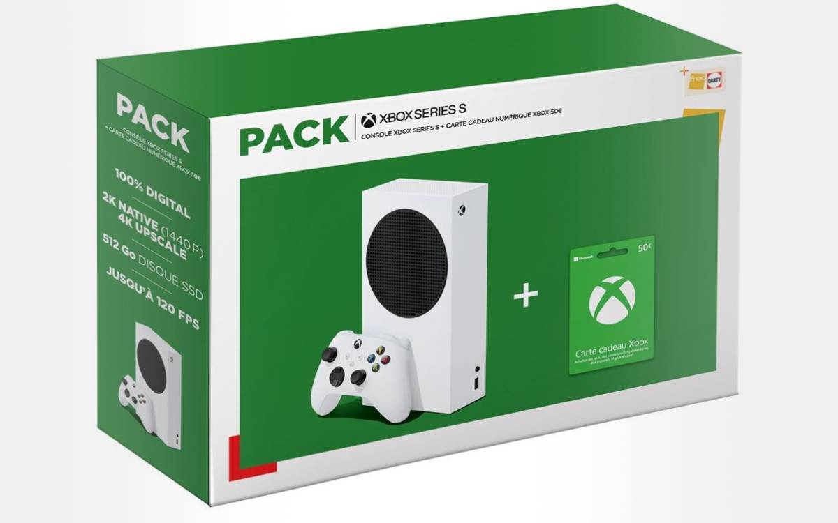 pack Xbox Series S carte Xbox