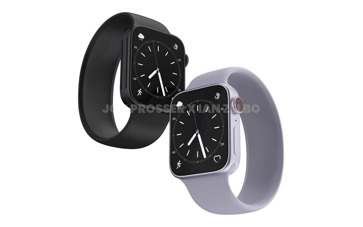 Apple Watch Series 8 : découvrez le nouveau design de la montre avec des bordures plates