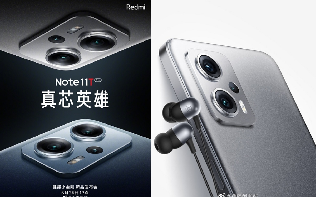 Redmi Note 11T revealed in pictures ahead of its launch on May 24, 2022