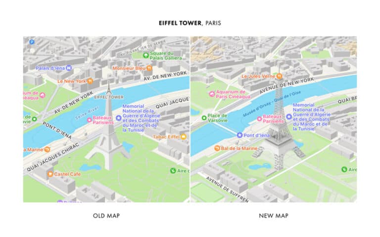2024 Apple Maps will soon show - Apple Plans Mise A Jour Details 768x480 