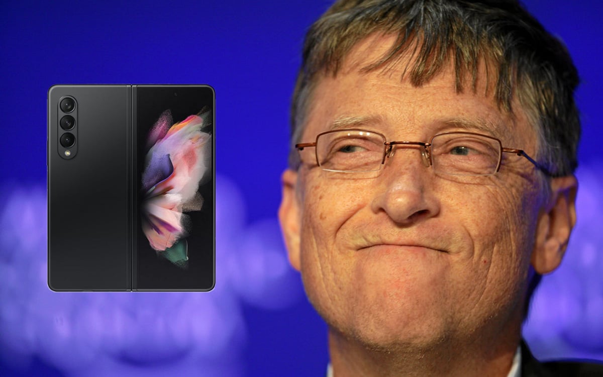 Bill Gates utilise un smartphone pliable, mais ce n’est pas le Surface Duo 2 de Microsoft 