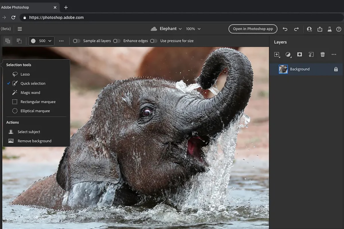 Adobe Photosop gratuit pour le web