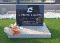 Internet Explorer tombe