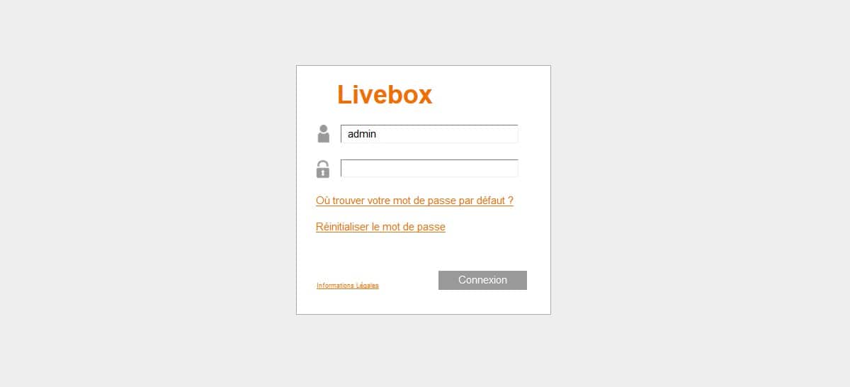 Administração Livebox na Orange