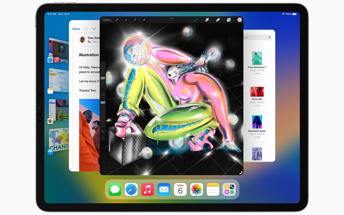 Stage manager iPadOS 16