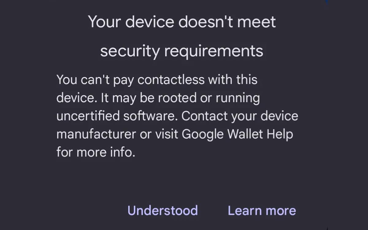 google Wallet bug