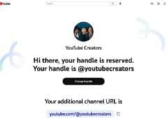 YouTube Handle