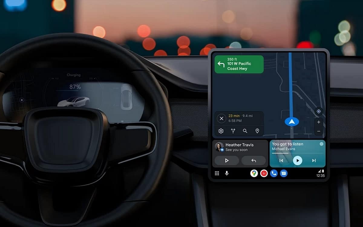 The mobile application for Android Auto is also entitled to its update to Material You