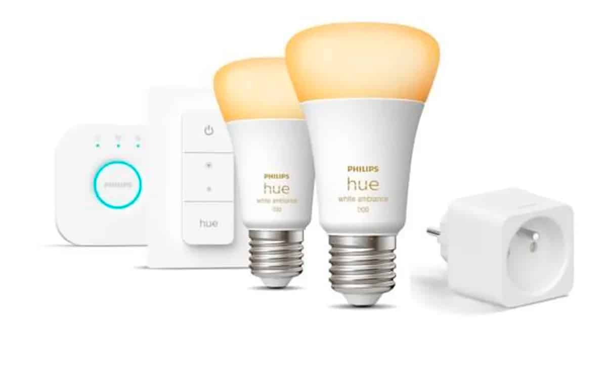 PHILIPS Hue Kit démarrage ampoule LED connectée White