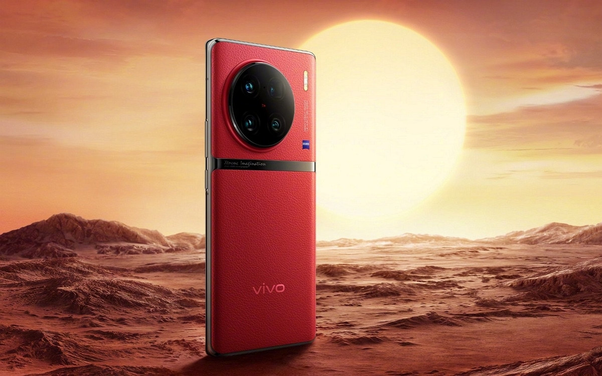 Vivo X90 Pro+ rouge officiel