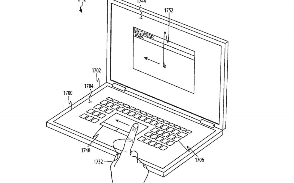 Apple a déposé un brevet pour un concept de clavier sans touches Apple-patent-